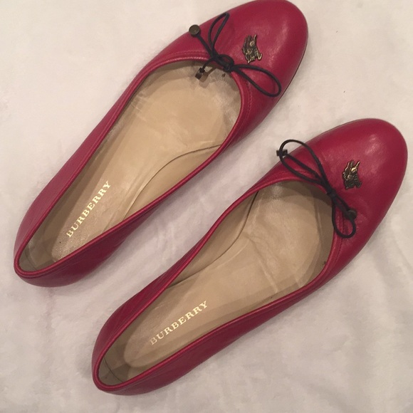 Burberry Shoes - 🎁SALE TODAY ONLY🎁Burberry red flats